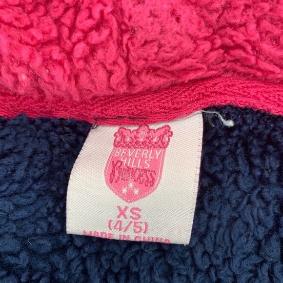 Beverly Hills Princess Girls Hood Vest Full Zip XS - Picture 3 of 5